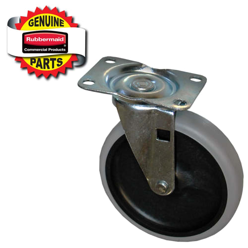 Rubbermaid 5 Inch Caster with Gray Tread